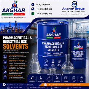Pharmaceutical & Industrial Use Solvents